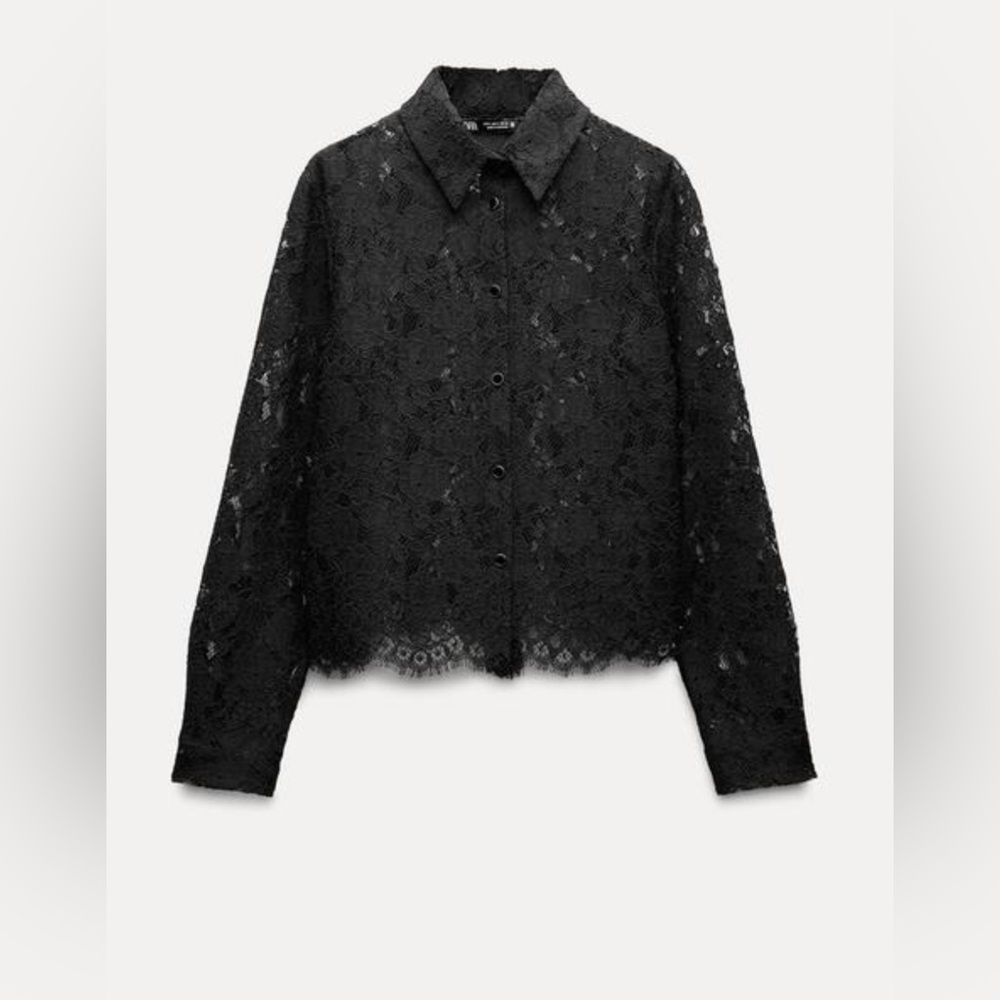ZARA lace shirt. Brand New with tags